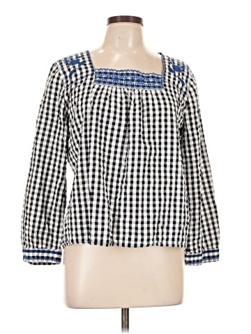 J.Crew Factory Store 3/4 Sleeve Blouse (view 1)