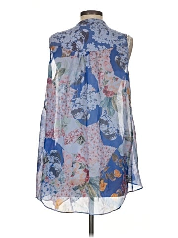 LOGO by Lori Goldstein Sleeveless Blouse (view 2)
