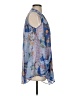 LOGO by Lori Goldstein 100% Polyester Blue Sleeveless Blouse Size S - photo 4