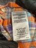 Brooks Brothers 100% Linen Plaid Orange Long Sleeve Button-Down Shirt Size L (kids) - photo 4