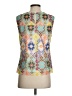 Eva Franco 100% Polyester Yellow Sleeveless Blouse Size S - photo 2
