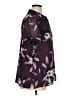 Sag Harbor 100% Polyester Floral Purple Short Sleeve Blouse Size XL - photo 4