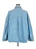 Lane Bryant 100% Cotton Blue Denim Jacket Size 28 - photo 2