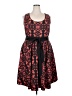 City Chic Paisley Red Cocktail Dress Size 18 Plus (M) - photo 1