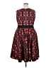City Chic Paisley Red Cocktail Dress Size 18 Plus (M) - photo 2