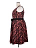 City Chic Paisley Red Cocktail Dress Size 18 Plus (M) - photo 5