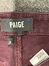 Paige Burgundy Jeans Size 28 waist - photo 7
