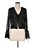 Weekday 100% Polyester Black 3/4 Sleeve Blouse Size M - photo 1