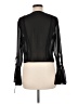 Weekday 100% Polyester Black 3/4 Sleeve Blouse Size M - photo 2