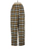 Topshop Plaid Yellow Casual Pants Size 4 - photo 2