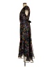 eShakti 100% Polyester Floral Black Cocktail Dress Size S - photo 5