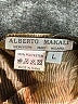 Alberto Makali 100% Polyester Brown 3/4 Sleeve Blouse Size L - photo 7