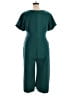 Leith Solid Teal Jumpsuit Size XL - photo 2