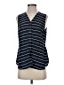 Banana Republic 100% Polyester Blue Sleeveless Blouse Size S - photo 1