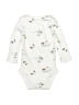 Carter's Print Ivory Long Sleeve Onesie 6-9 MO / 9 MO - photo 2