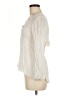 Moon 100% Rayon Ivory Long Sleeve Top Size M - photo 5