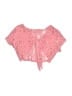 Emily West Pink Short Sleeve Blouse Size 6 - photo 2