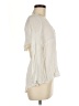 Moon 100% Rayon Ivory Long Sleeve Top Size M - photo 4