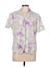 Alfred Dunner 100% Polyester Tropical Purple Short Sleeve Blouse Size 12 - photo 1