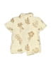 Cat & Jack 100% Cotton Tropical Gold Tan Short Sleeve Button-Down Shirt Size 4T - photo 2