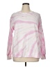 Splendid Tie-dye Pink Pullover Sweater Size XL - photo 1