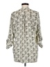 Lush 100% Polyester Ivory 3/4 Sleeve Blouse Size M - photo 2