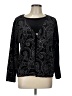 Notations Black Long Sleeve Top Size L - photo 1