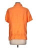 Units 100% Linen Orange Short Sleeve Blouse Size L - photo 2