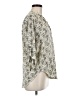 Lush 100% Polyester Ivory 3/4 Sleeve Blouse Size M - photo 4