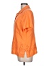 Units 100% Linen Orange Short Sleeve Blouse Size L - photo 5