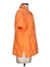 Units 100% Linen Orange Short Sleeve Blouse Size L - photo 4