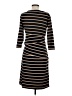 J. McLaughlin Stripes Black Casual Dress Size S - photo 2