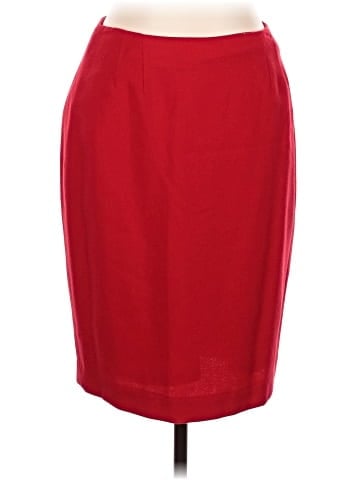 Linda Allard Ellen Tracy Wool Skirt (view 1)