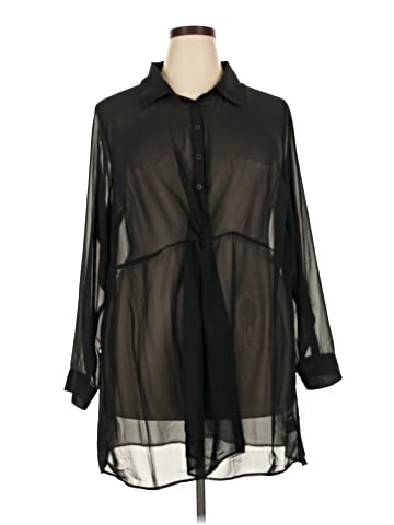 Torrid 3/4 Sleeve Blouse (view 1)