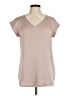 Express 100% Polyester Tan Short Sleeve Top Size M - photo 1