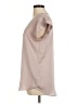 Express 100% Polyester Tan Short Sleeve Top Size M - photo 5