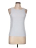 Gap Silver Tank Top Size Lg Petite - photo 1