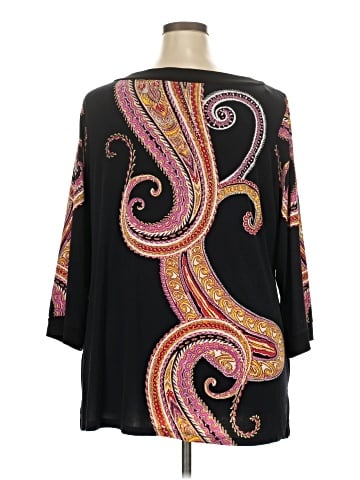 JM Collection 3/4 Sleeve Blouse (view 2)