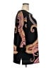 JM Collection Paisley Black 3/4 Sleeve Blouse Size 3X - photo 4