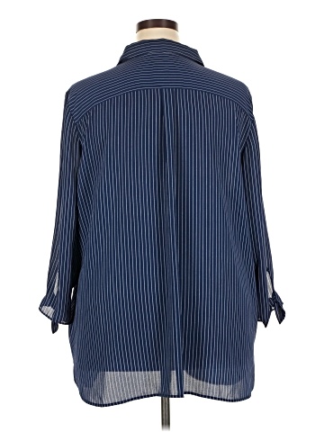 Talbots 3/4 Sleeve Button-Down Shirt (view 2)