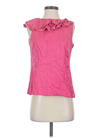 Trina Turk Sleeveless Silk Top (view 1)