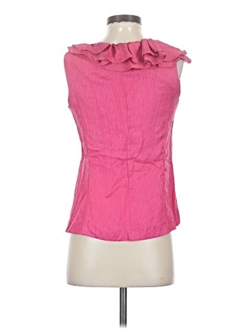 Trina Turk Sleeveless Silk Top (view 2)