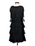 BCBGMAXAZRIA 100% Silk Black Cocktail Dress Size XS - photo 2