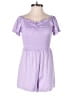 rue21 Hearts Purple Romper Size XS - photo 1