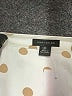 Ann Taylor 100% Polyester Polka Dots Ivory Short Sleeve Blouse Size XL - photo 7