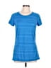Xersion 100% Polyester Blue Active T-Shirt Size L - photo 1