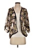 Lily White 100% Polyester Brown Kimono Size S - photo 1