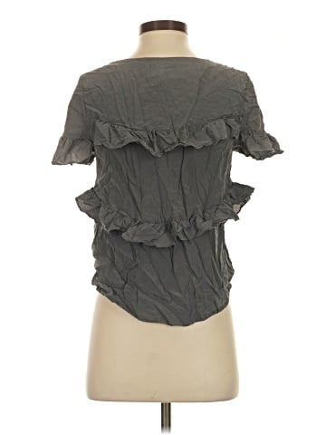 HD in Paris Short Sleeve Silk Top (view 2)