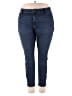Lane Bryant Solid Blue Jeans Size 22 - photo 1