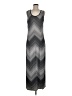Just Love Chevron-herringbone Gray Casual Dress Size M - photo 1